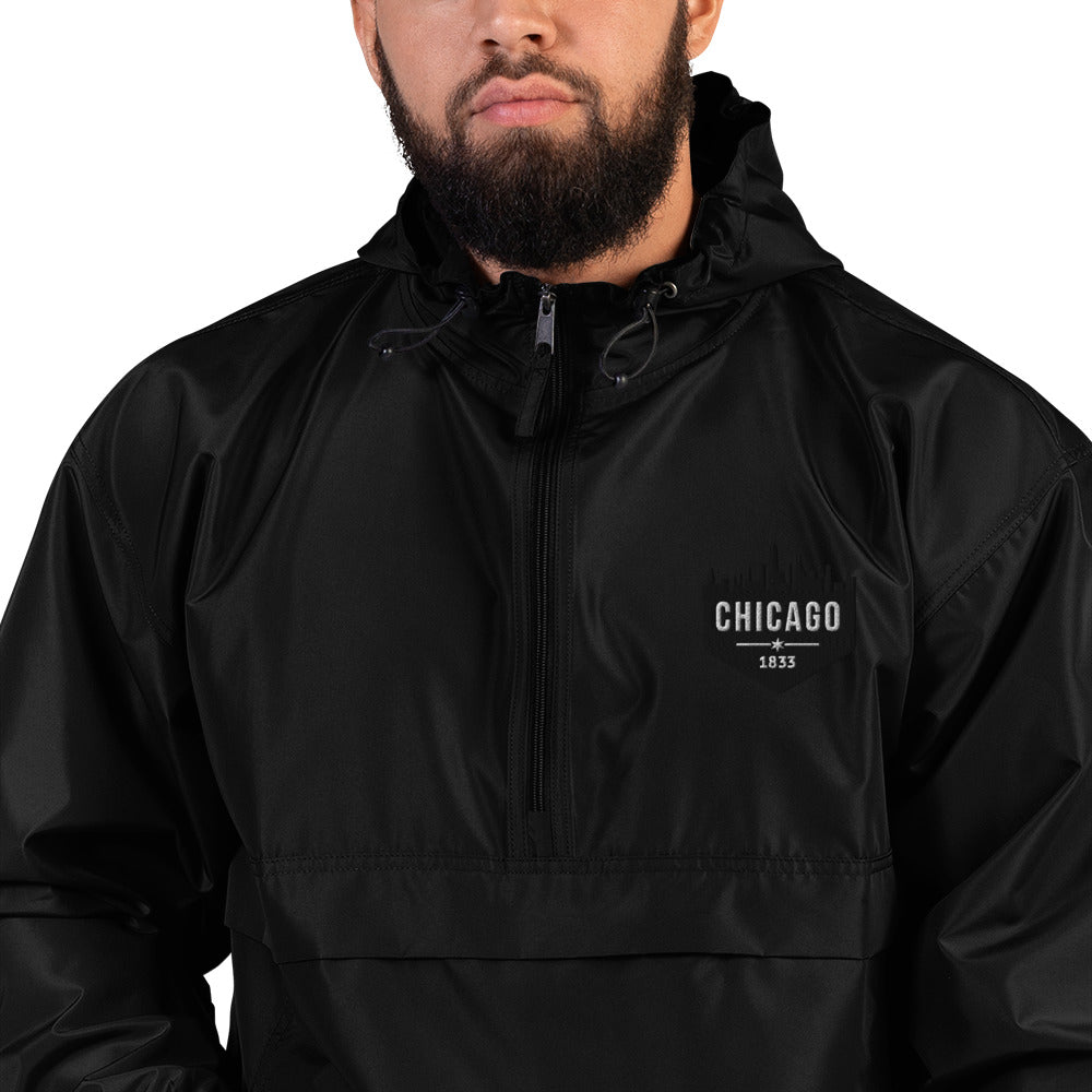 Champion Rain Jacket | Embroidered Chicago White Sox Theme Patch