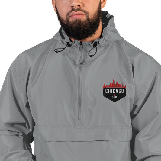 Champion Packable Jacket | Embroidered Chicago Theme Bulls