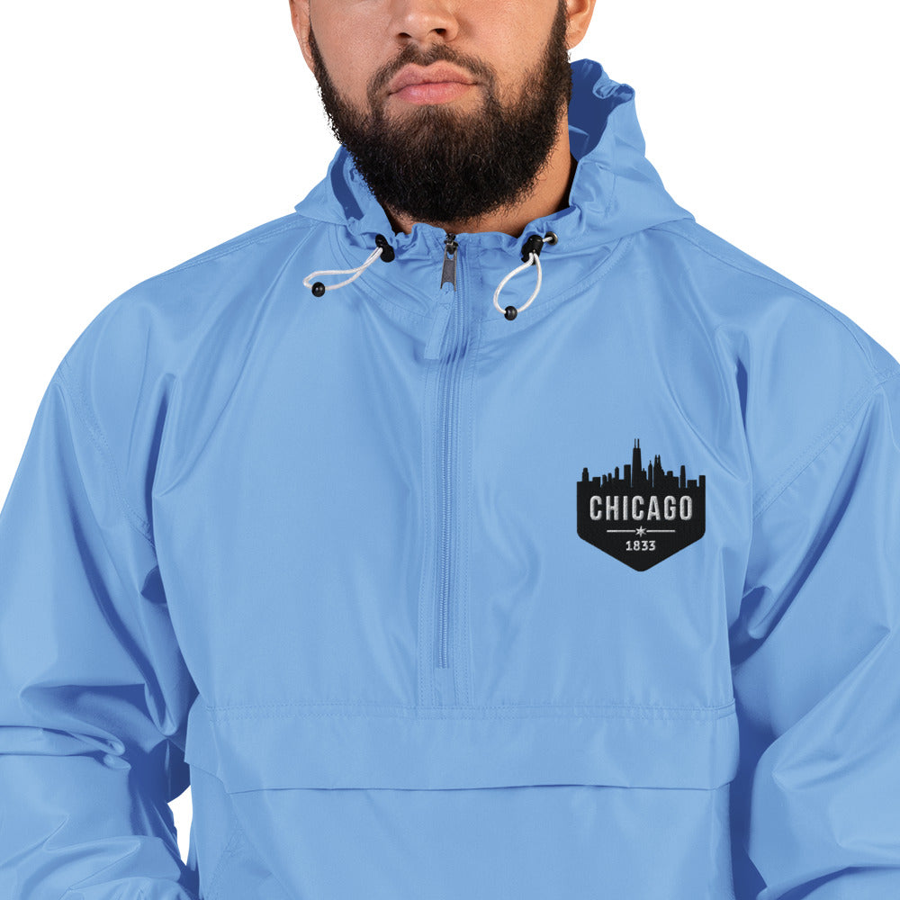 Champion Rain Jacket | Embroidered Chicago White Sox Theme Patch