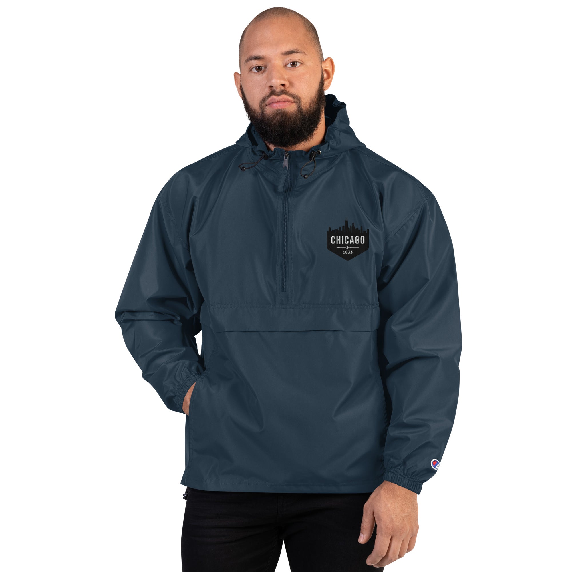 White champion cheap rain jacket