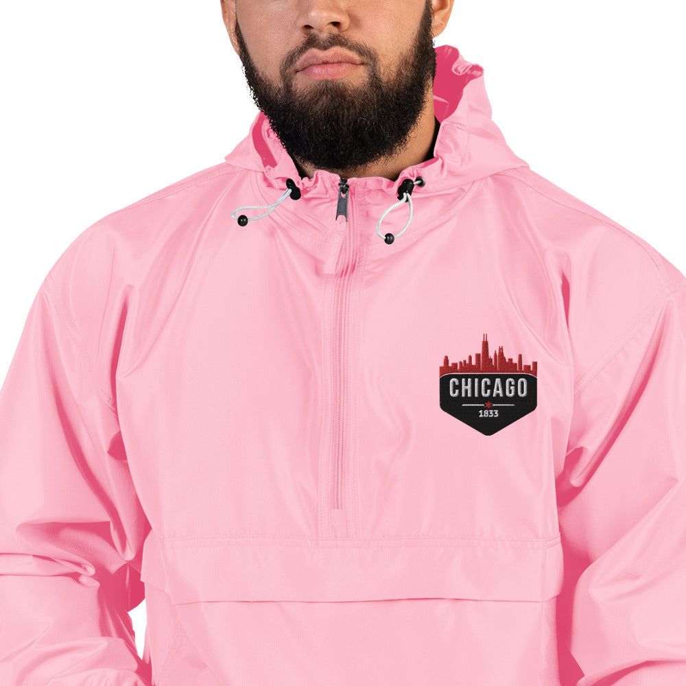 Champion Packable Jacket | Embroidered Chicago Theme Bulls