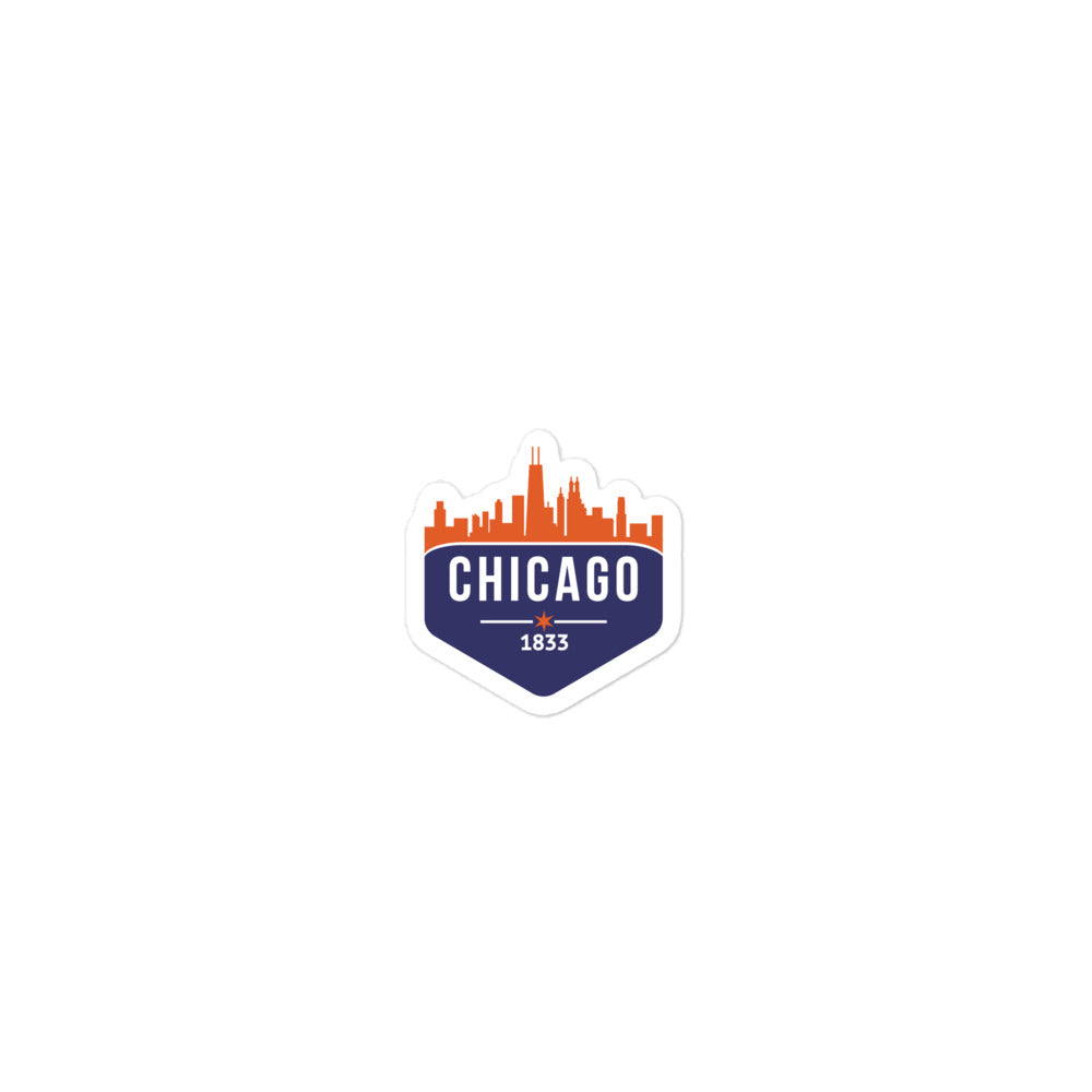 Bubble-free sticker | Chicago Bears Theme