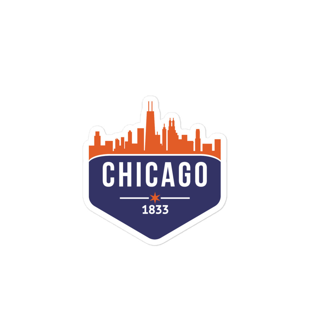 Bubble-free sticker | Chicago Bears Theme