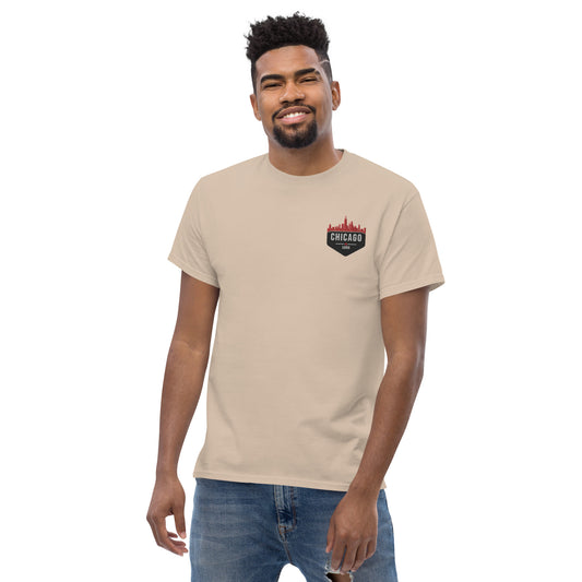 Men's Classic Tee | Embroidered Chicago Bulls Theme Patch