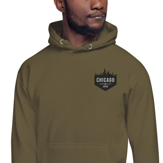 Men's Hoodie | Embroidered Chicago White Sox Theme Patch