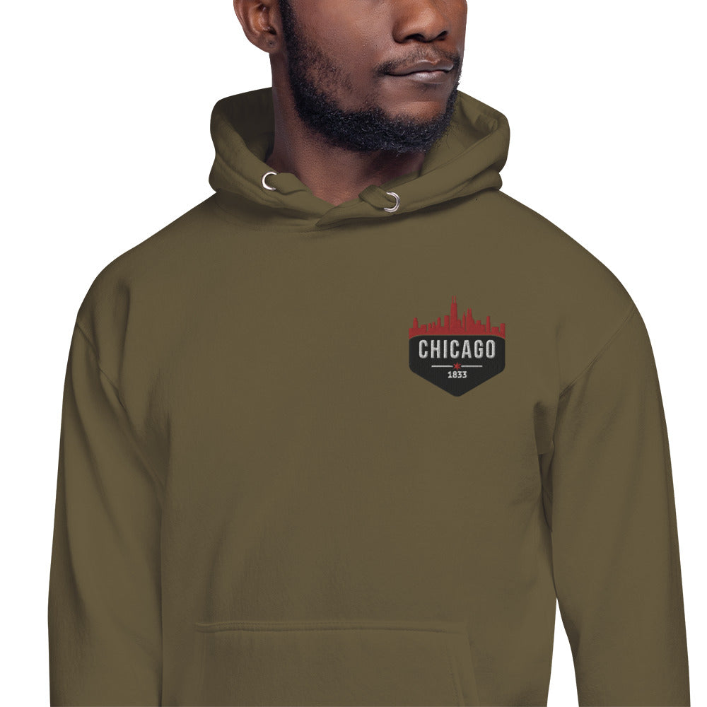 Men's Hoodie  Embroidered Chicago Bulls Theme Patch – scapemycity