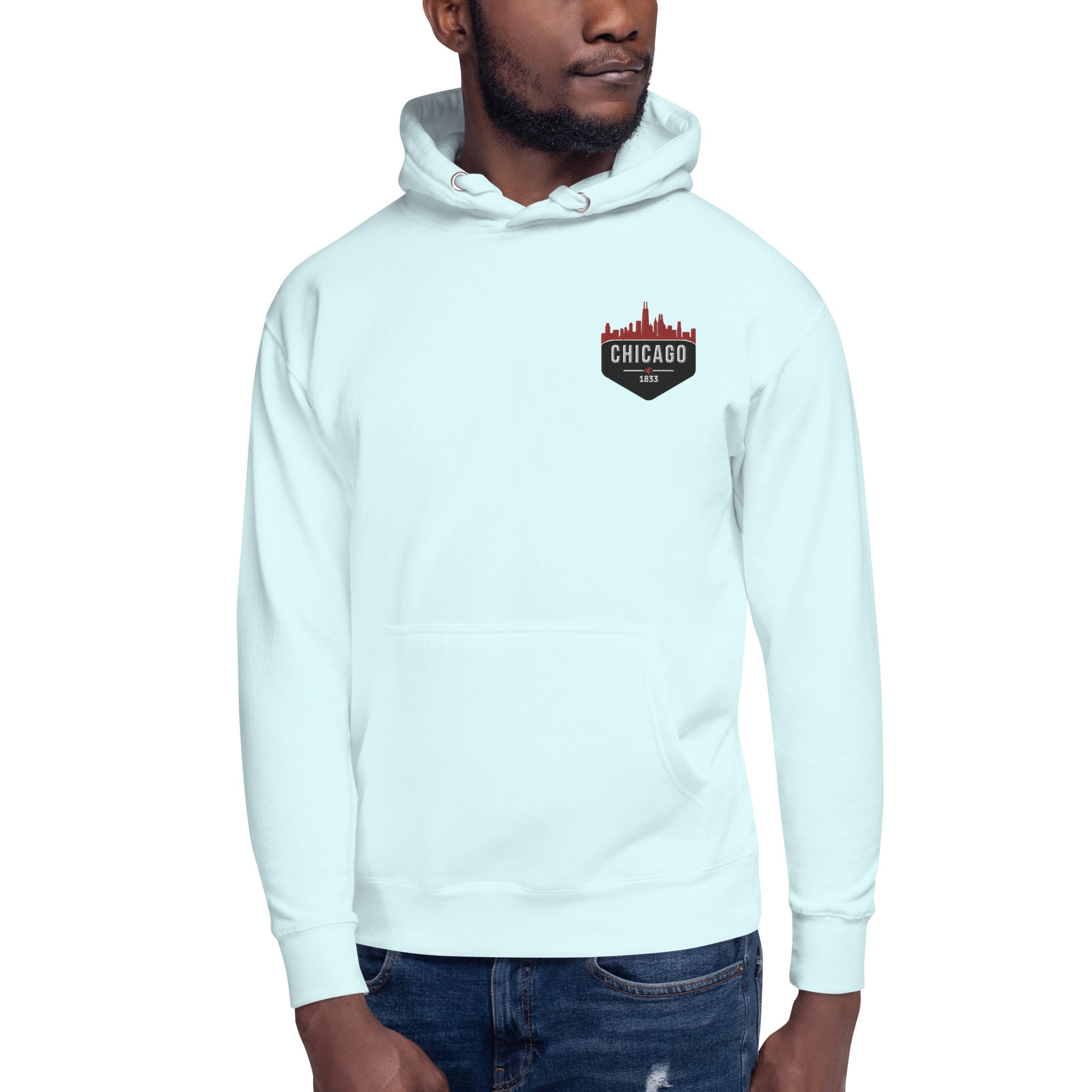 Chicago bulls light deals blue hoodie